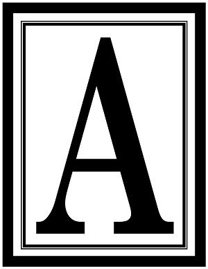What are some printable alphabet fonts?