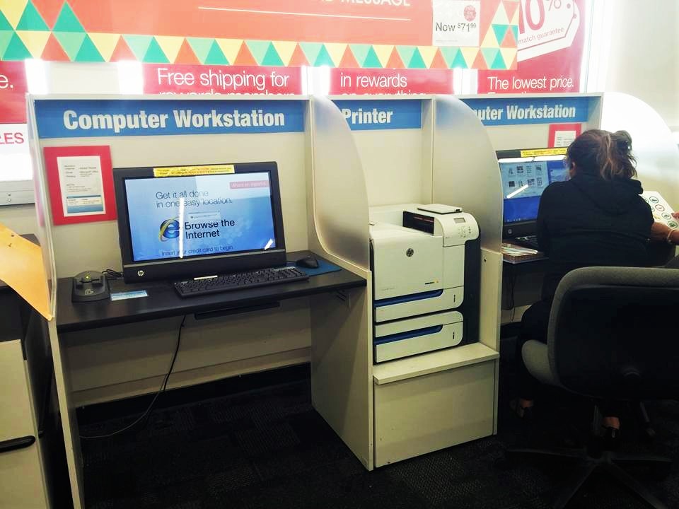How To Print At Staples  Use Staples Computer Workstation To Print