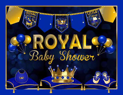 royal baby shower decorations