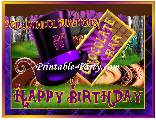 Wonka Bar Labels Wonka Bar Candy Bar Label Willy Wonka Birthday Party  Charlie and the Chocolate Factory Party Favor Diy Digital PDF File Red 