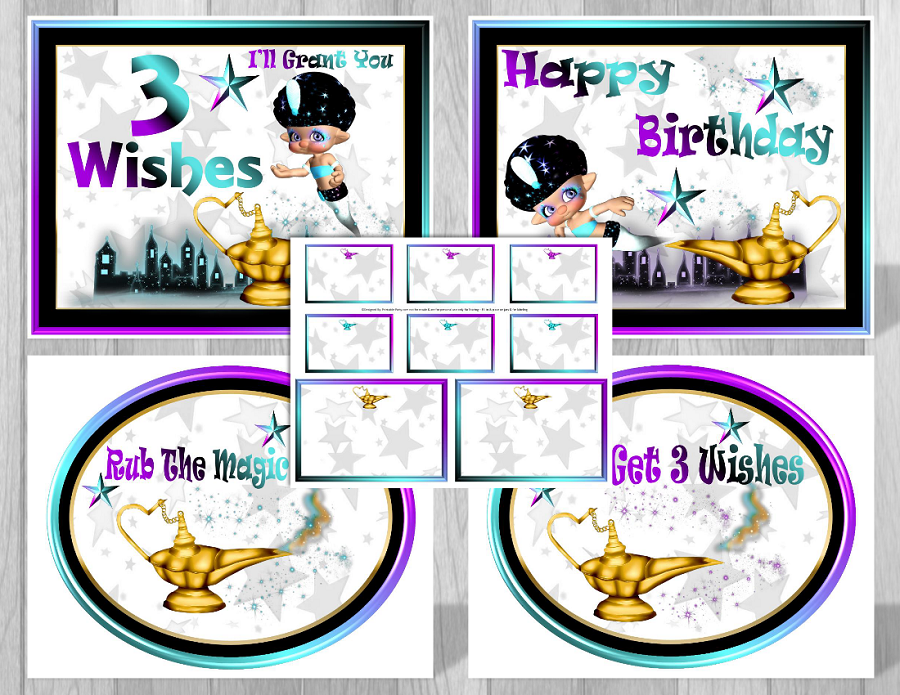 genie party supplies