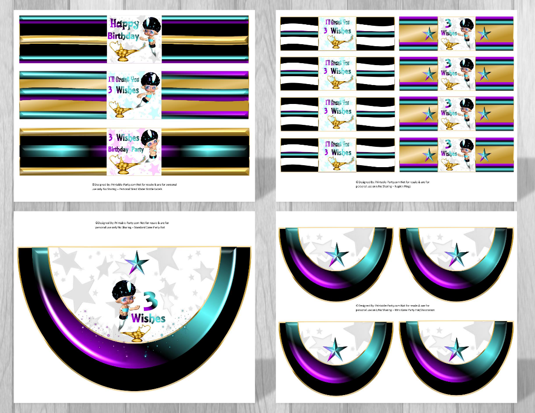 genie party supplies