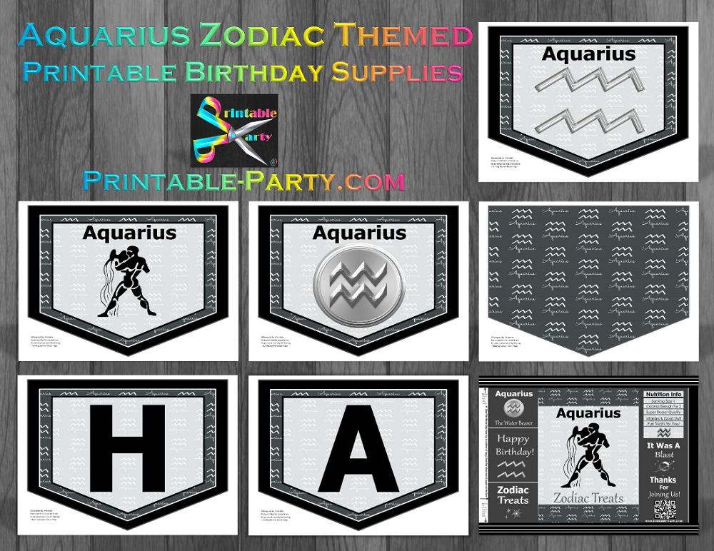 Aquarius theme party supplies
